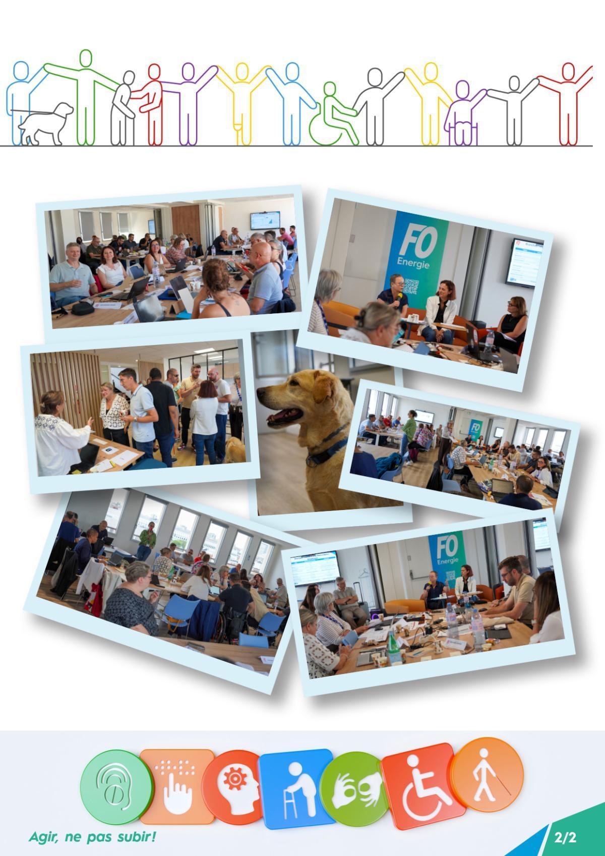 Séminaire fédéral FO Énergie sur le handicap