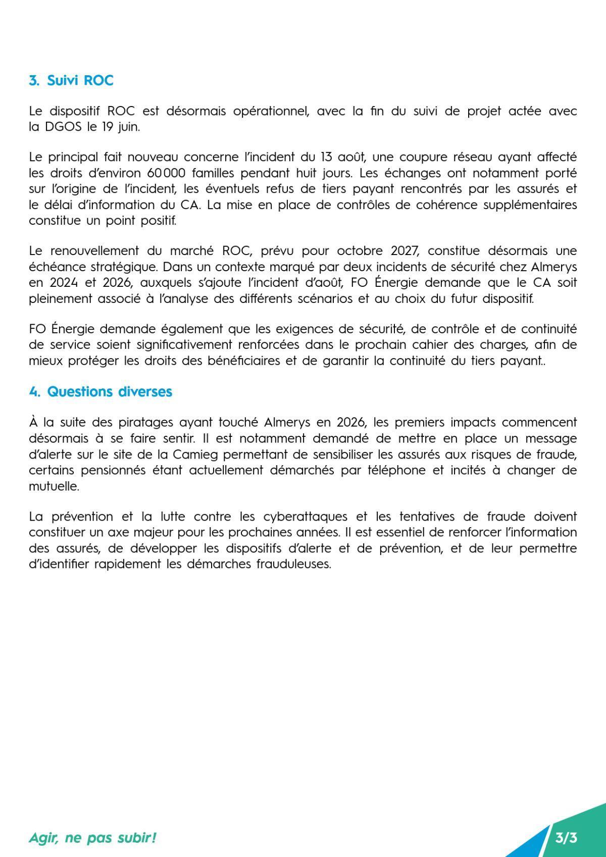 [CAMIEG] CR Conseil d’Administration de la CAMIEG - Séance du 6 octobre 2026