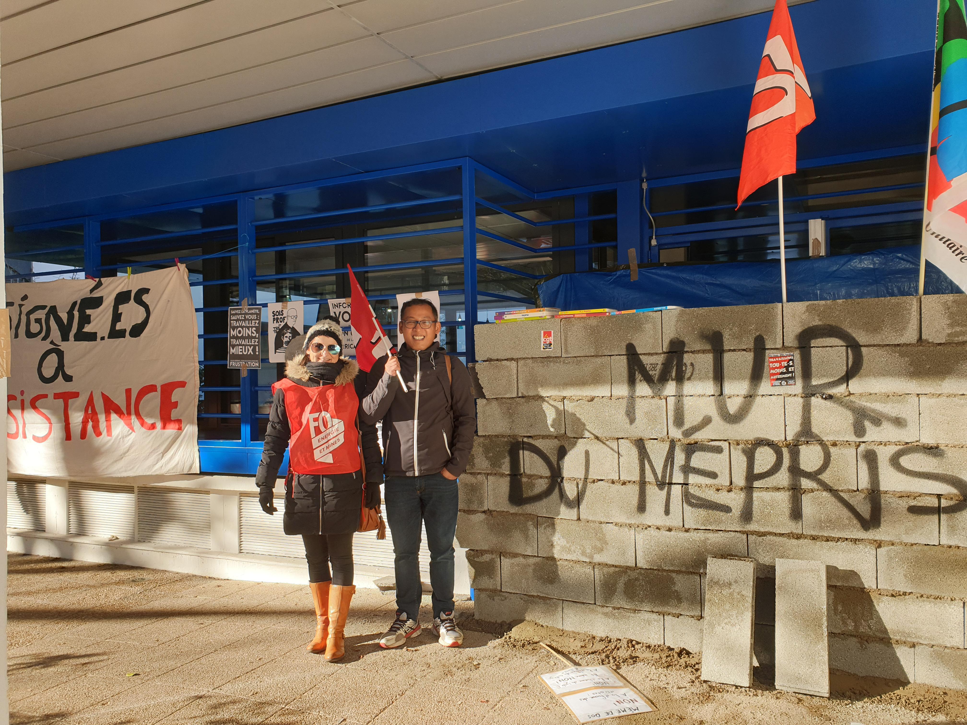 Le mur du mépris, rectorat de Bordeaux