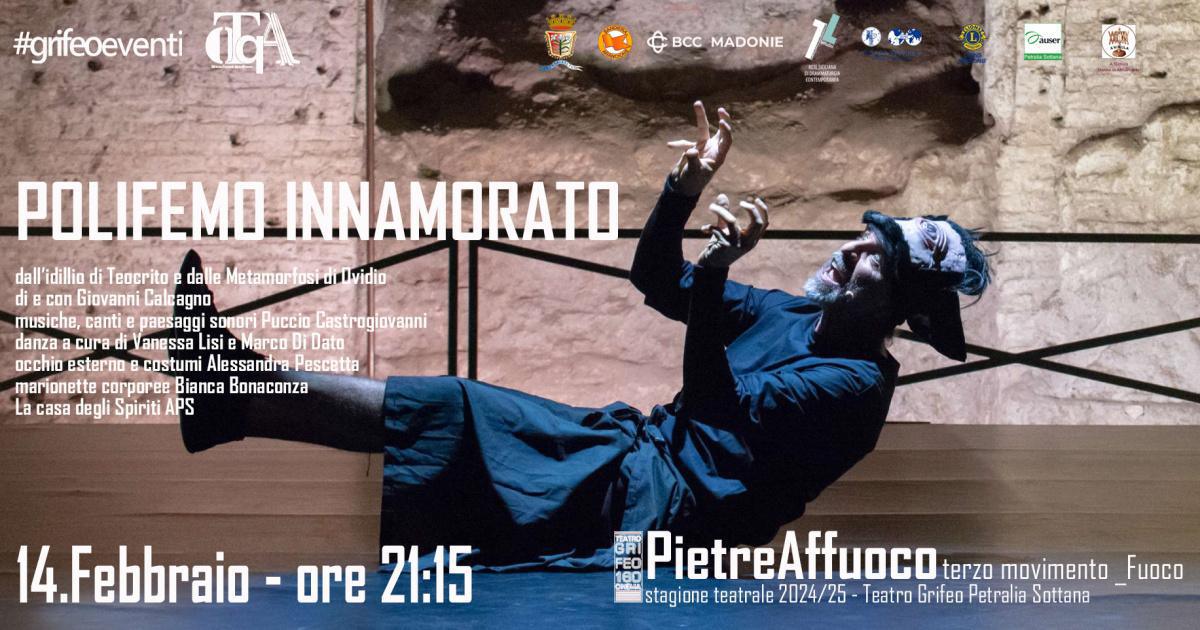 Polifemo Innamorato - di e con Giovanni Calcagno - La Casa dei Santi APS (inizio ore 21:15)