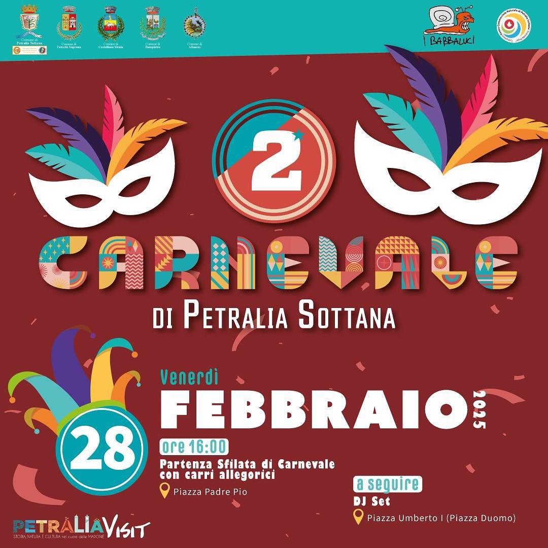 2ª Edizione del Carnevale di Petralia Sottana (inizio ore 16.00)