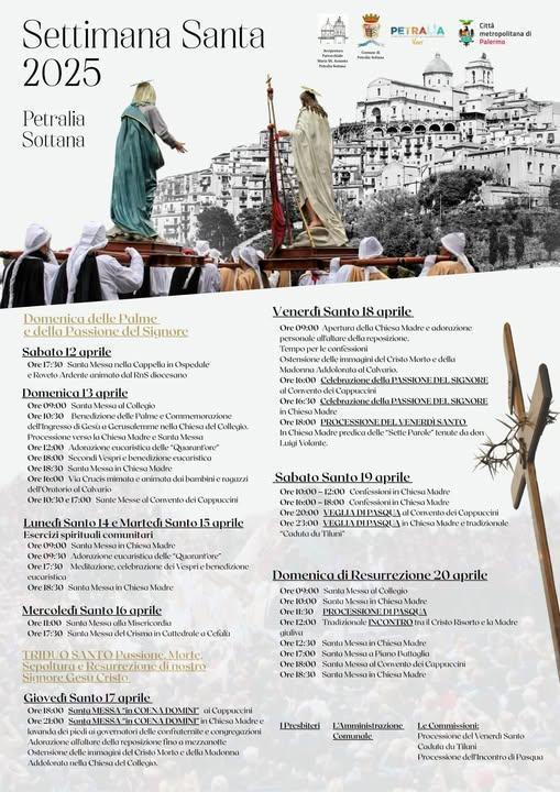 Settimana Santa 2025 - Petralia Sottana