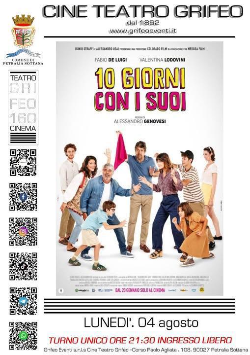 Cinema d'Estate - 10 Giorni con i Suoi (inizio ore 21.30)