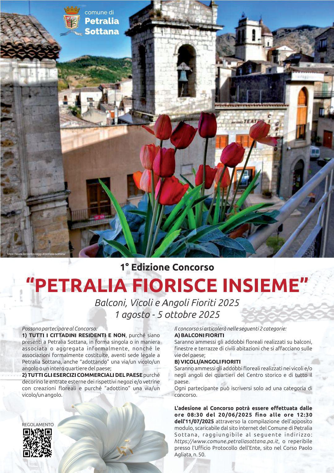 1° Edizione Concorso "Petralia Fiorisce Insieme"