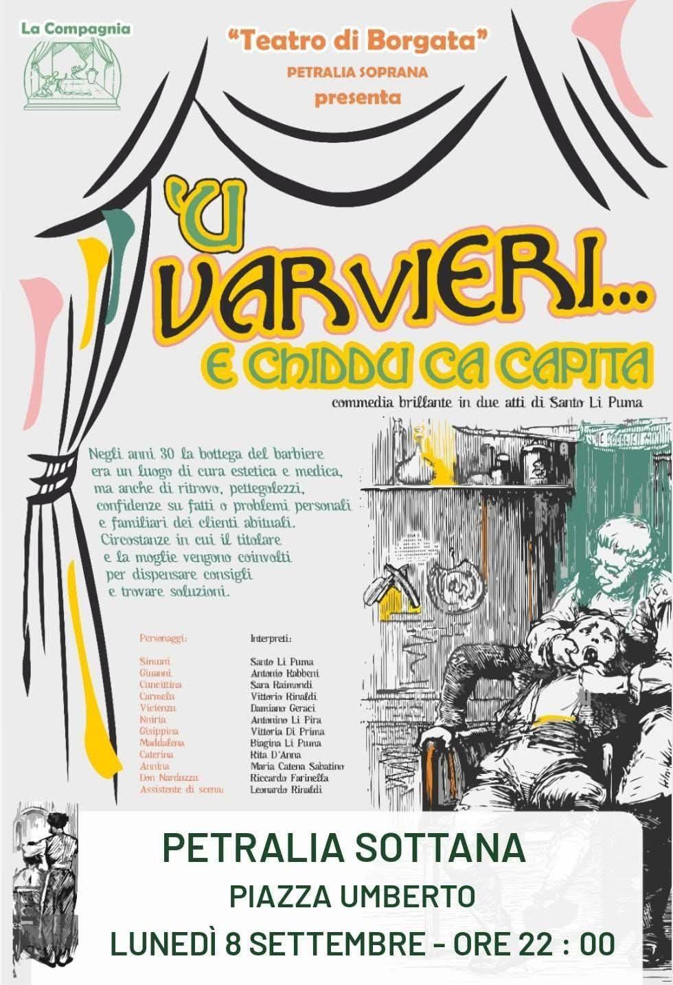Maria SS. Bambina Rappresentazione teatrale 'U Varvieri... e Chiddu ca Capita (inizio ore 22.00)