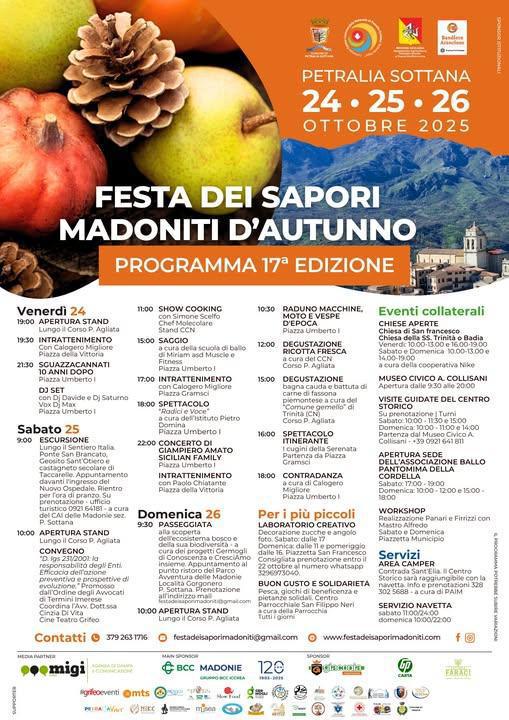 Festa dei Sapori Madoniti d’Autunno 17ª edizione (dalle ore 9.00)