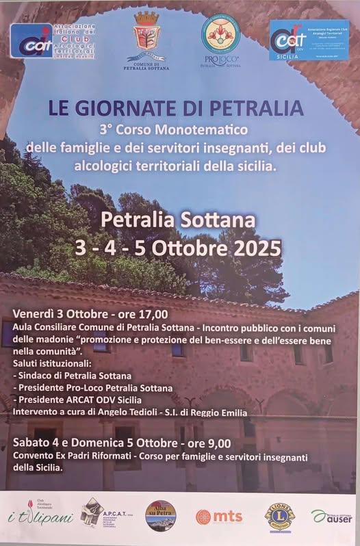 Corso dedicato a famiglie e servitori insegnanti della Sicilia (inizio ore 9:00) Corso dedicato a famiglie e servitori insegnanti della Sicilia (inizio ore 9:00)