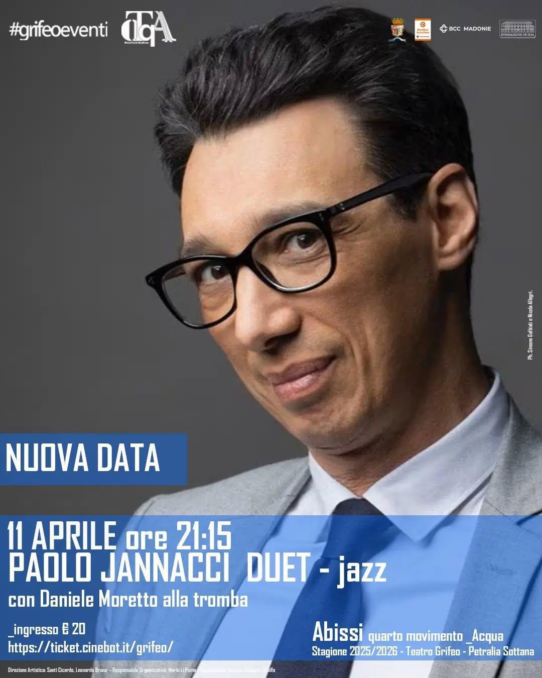 Paolo Jannacci Duet - jazz (inizio ore 21.15)