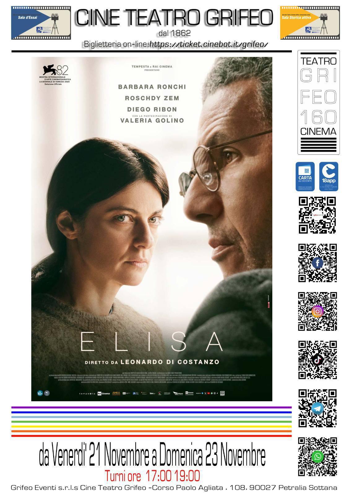 "Elisa" diretto da Leonardo Di Costanzo (Turni ore 17:00 - 19:00)