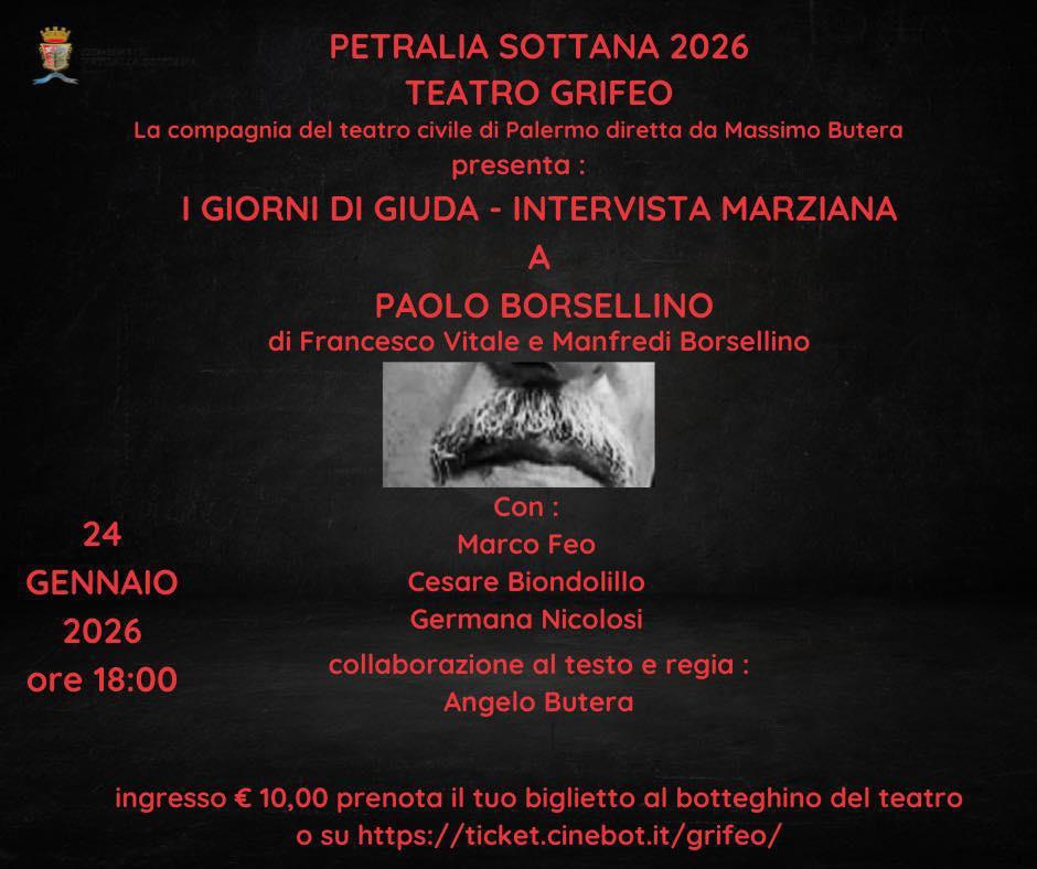 I Giorni Di Giuda - Intervista Marziana A Paolo Borsellino (Inizio ore 18:00)