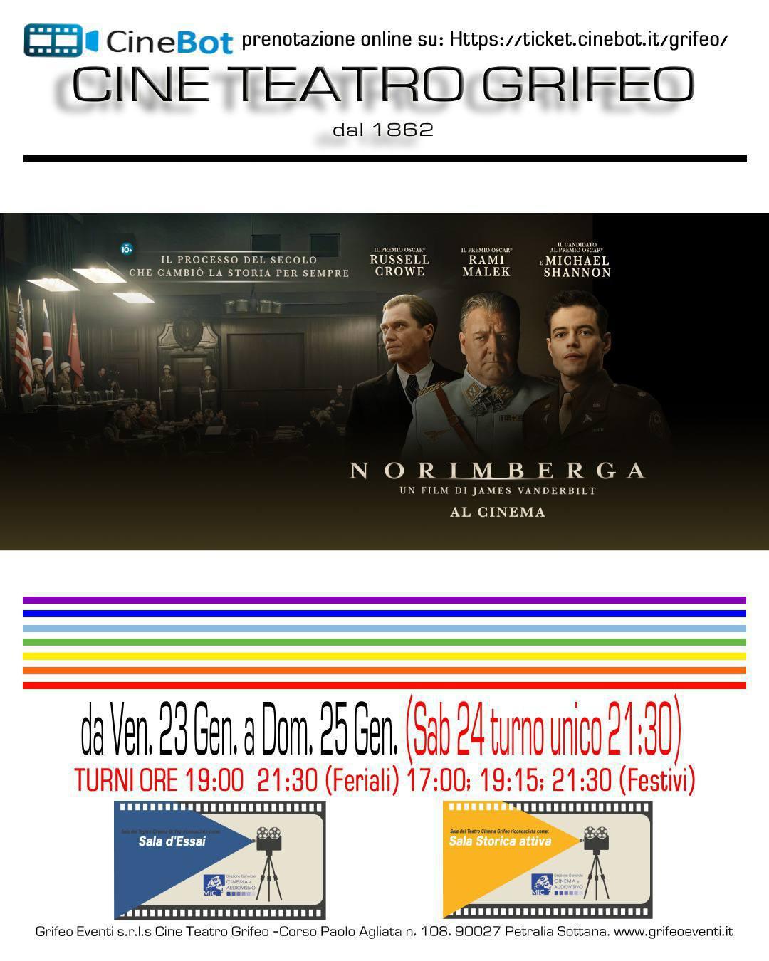 "Norimberga" (Turni ore 19:00 e 21:30)