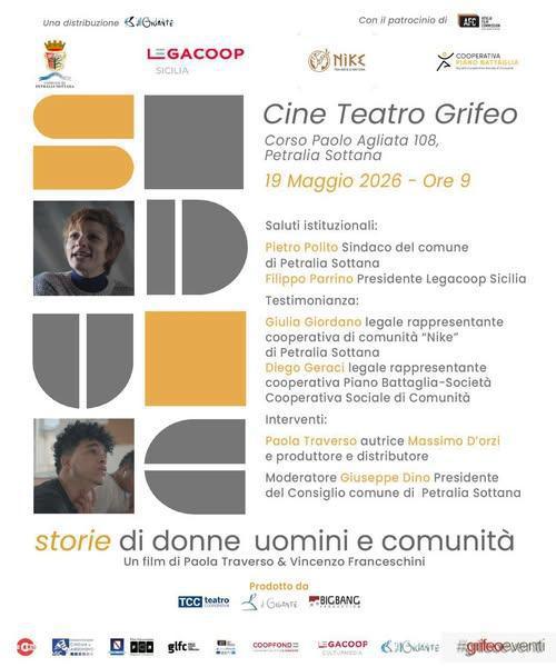 “Storie di donne, uomini e comunità” (inizio ore 9:00) “Storie di donne, uomini e comunità” (inizio ore 9:00)