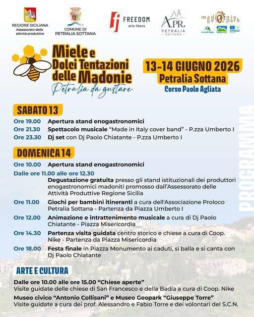 Miele e Dolci Tentazioni delle Madonie (dalle ore 19.00)