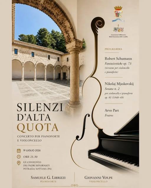 Concerto per pianoforte e violoncello "Silenzi d'Alta Quota" (inizio ore 21.30)