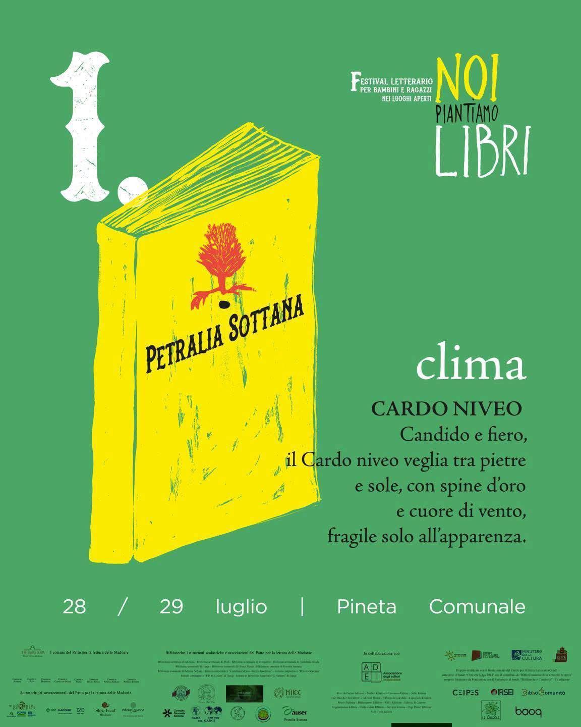 Festival Letterario per bambini e ragazzi nei luoghi aperti «Piantiamo Libri» (inizio ore 11.00)