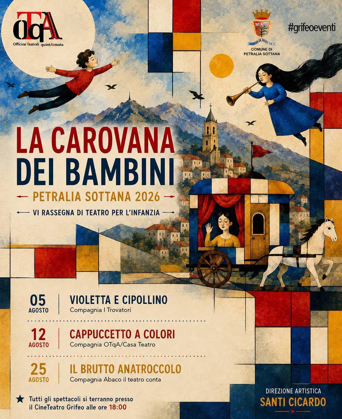 VI edizione La Carovana dei Bambini Spettacolo «Il Brutto Anatroccolo» (inizio ore 18.00)