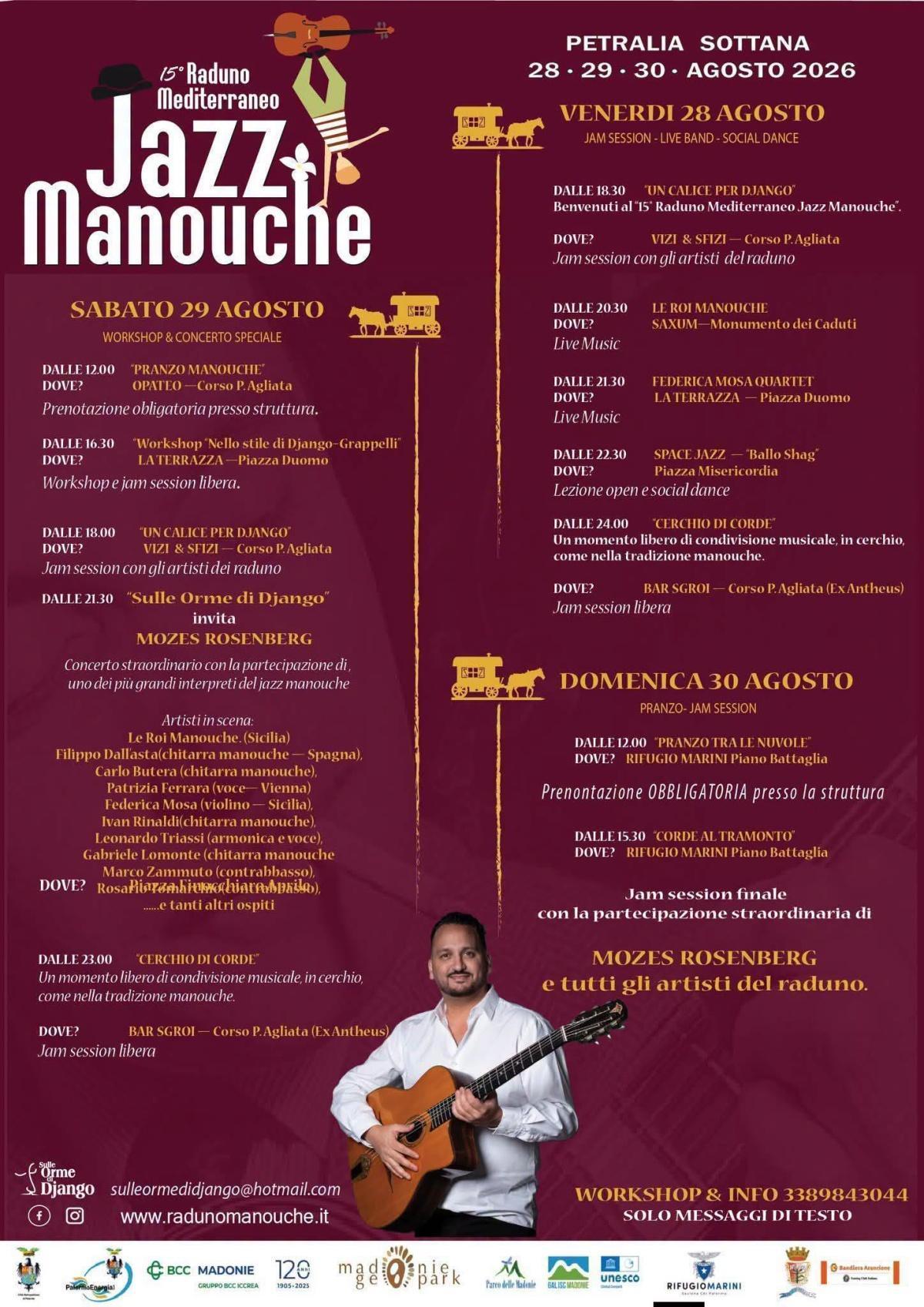 XV Raduno Mediterraneo Jazz Manouche (dalle ore18:30)