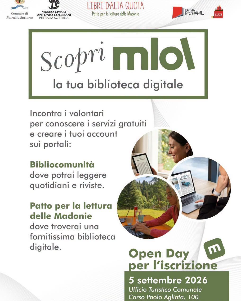 Scopri MLOL, la tua biblioteca digitale (Inizio ore 18.00)