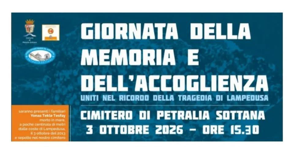 Giornata della Memoria e dell'Accoglienza (inizio ore 15.30)