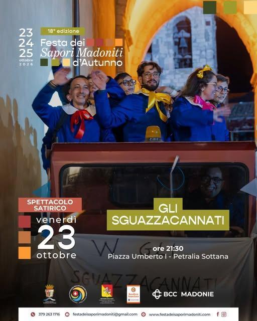 Gli Sguazzacannati con il loro imperdibile Spettacolo Satirico (inizio ore 21:30)