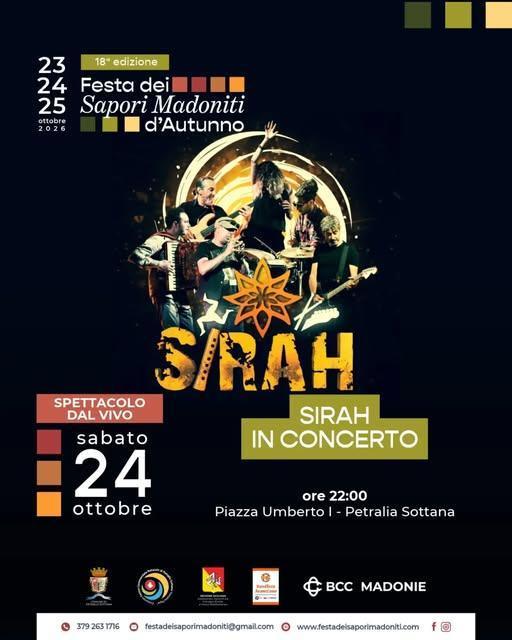 SIRAH in concerto (inizio ore 22:00)