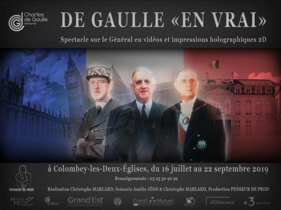 Spectacle "De Gaulle en vrai"