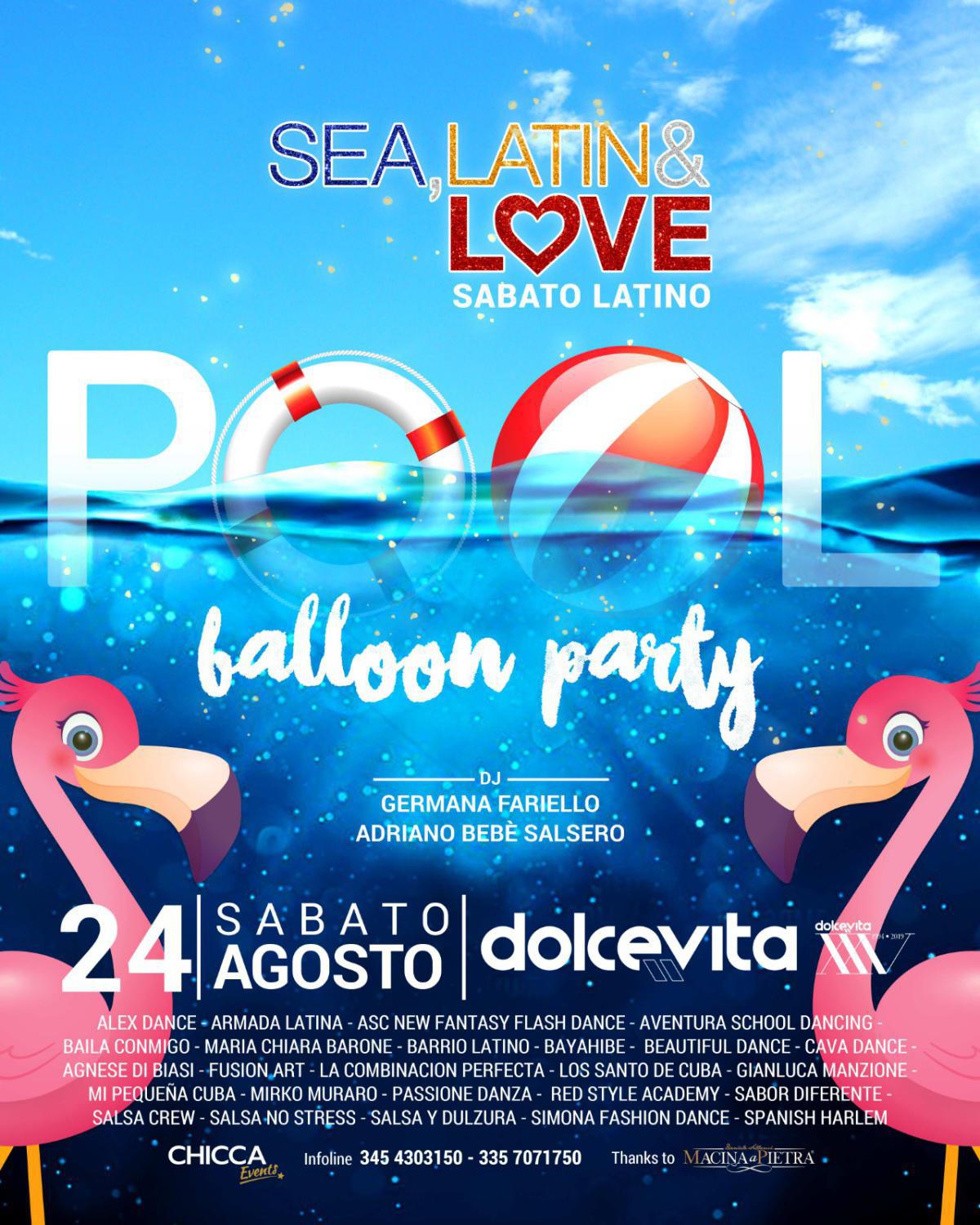 Sea Latin & Love - Pool & Balloon