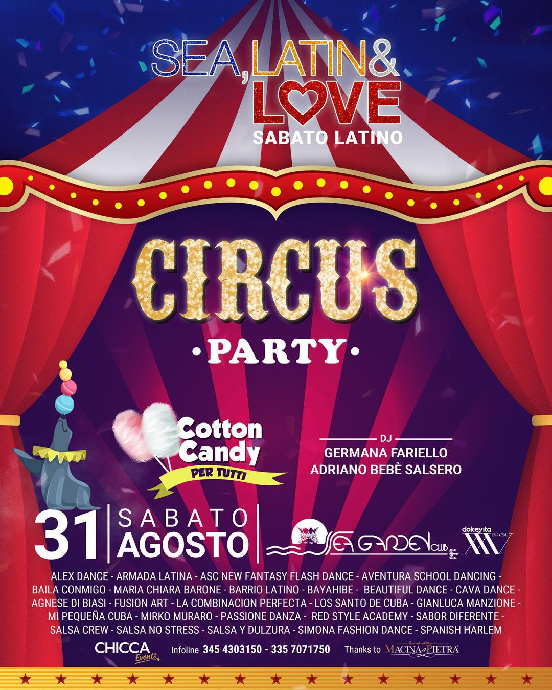 Sea Latin & Love - Circus Party