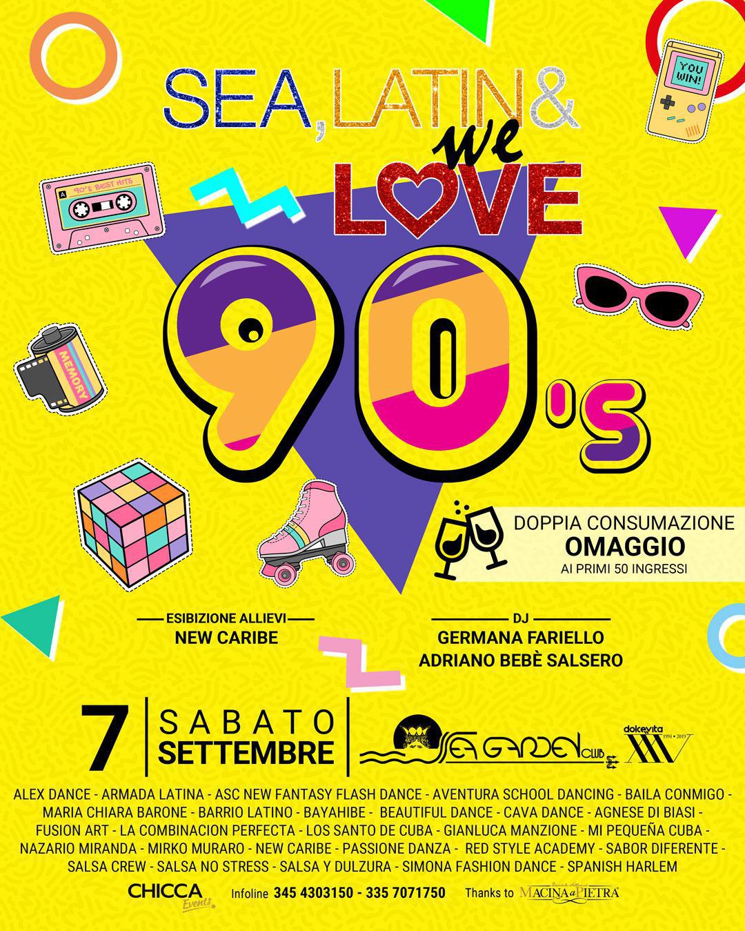 Sea Latin & Love - Anni 90th Party