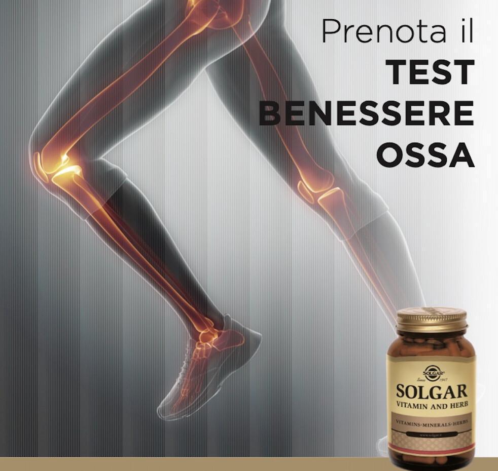 Giornata Benessere Ossa con Solgar Giornata Benessere Ossa con Solgar