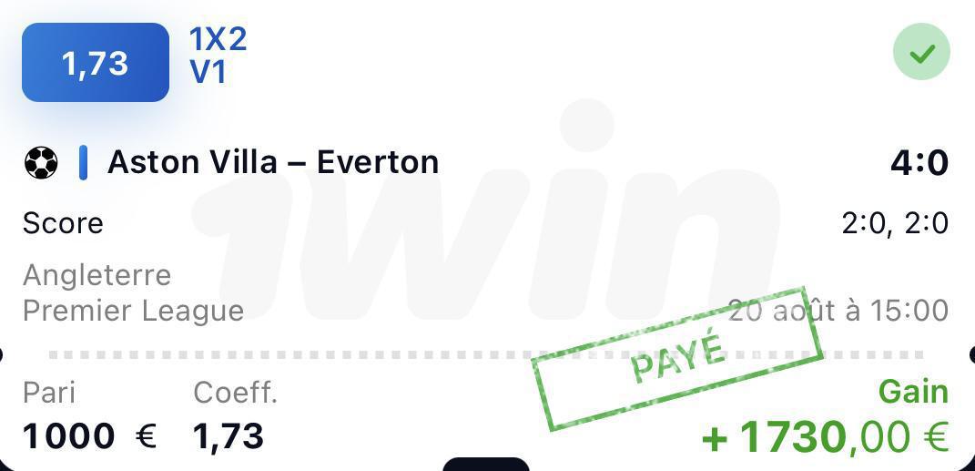 Prono du 22 août