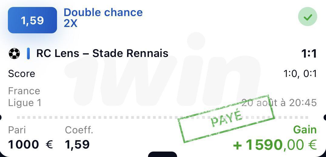 Prono du 22 août