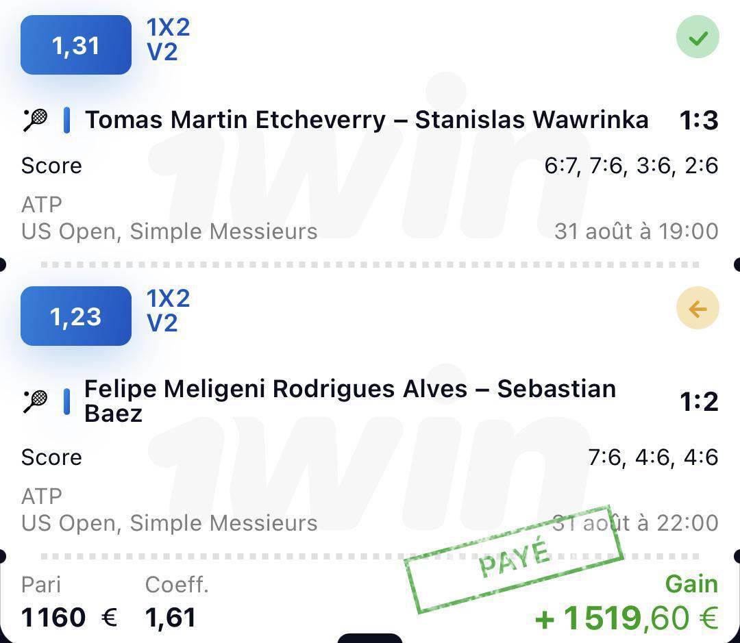 Prono du 1er septembre
