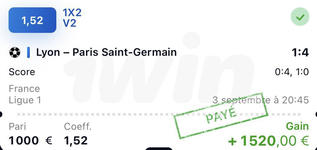 Prono du 4 septembre