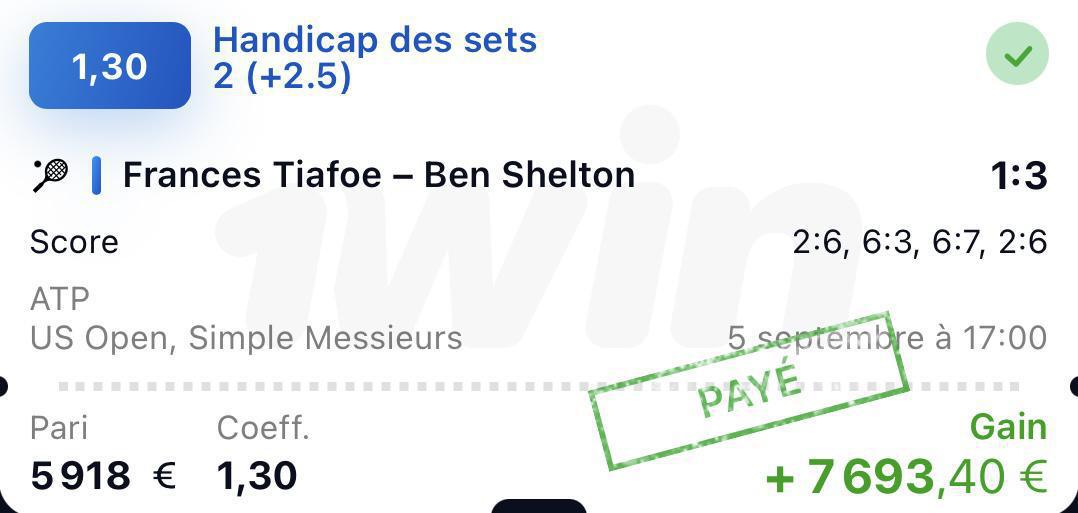 Prono du 6 septembre