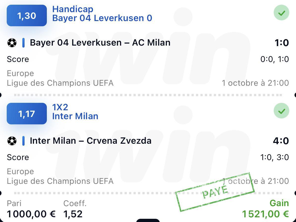 Prono du 2 octobre