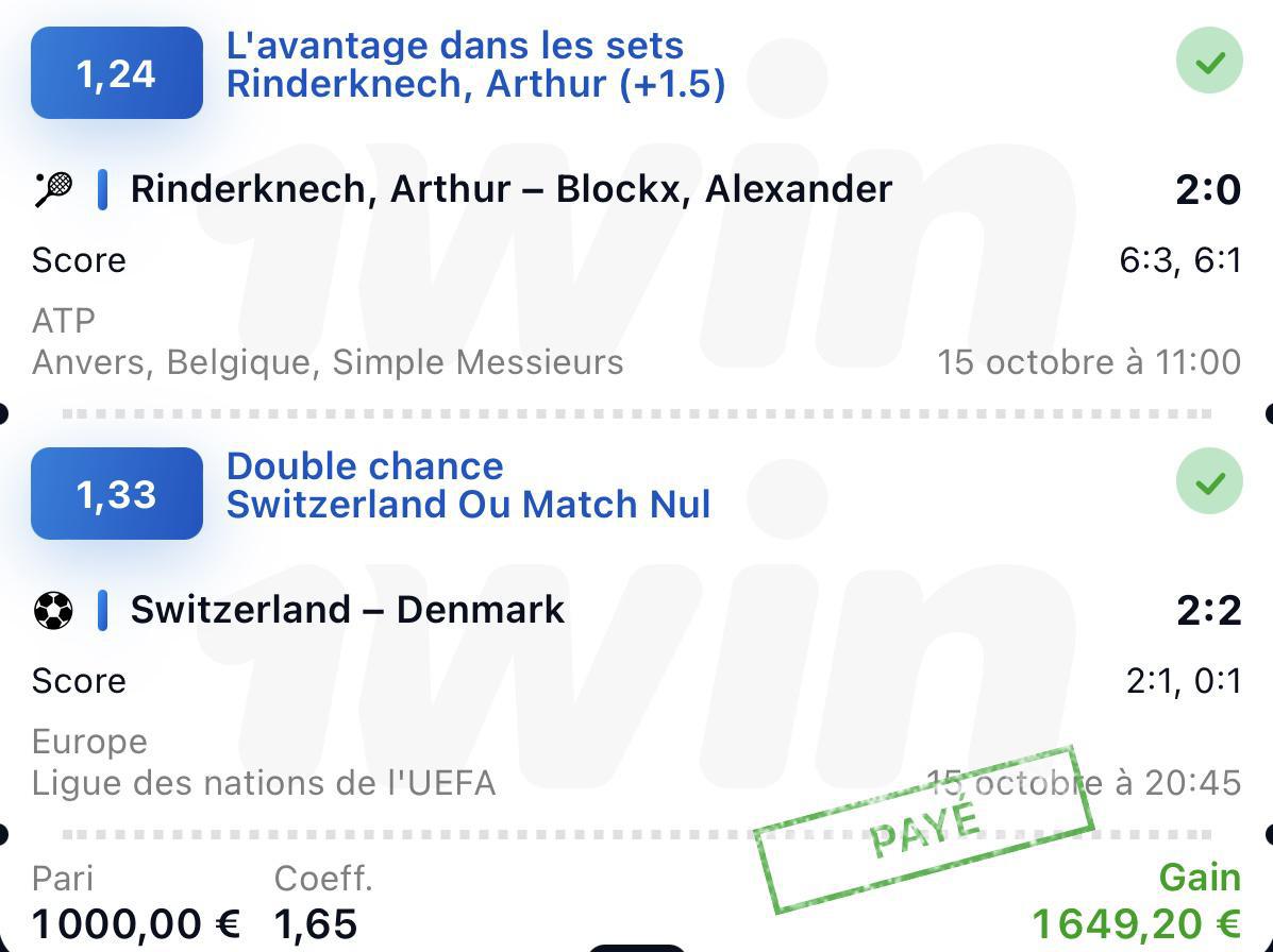 Prono du 19 octobre