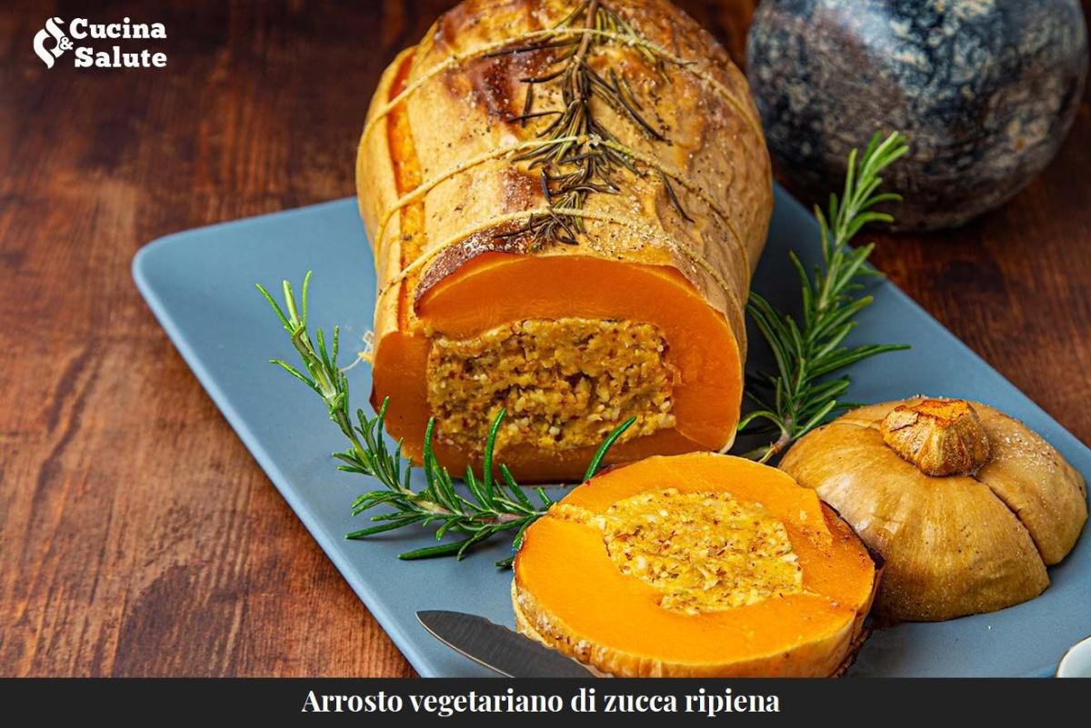 ARROSTO VEGETARIANO DI ZUCCA RIPIENA...