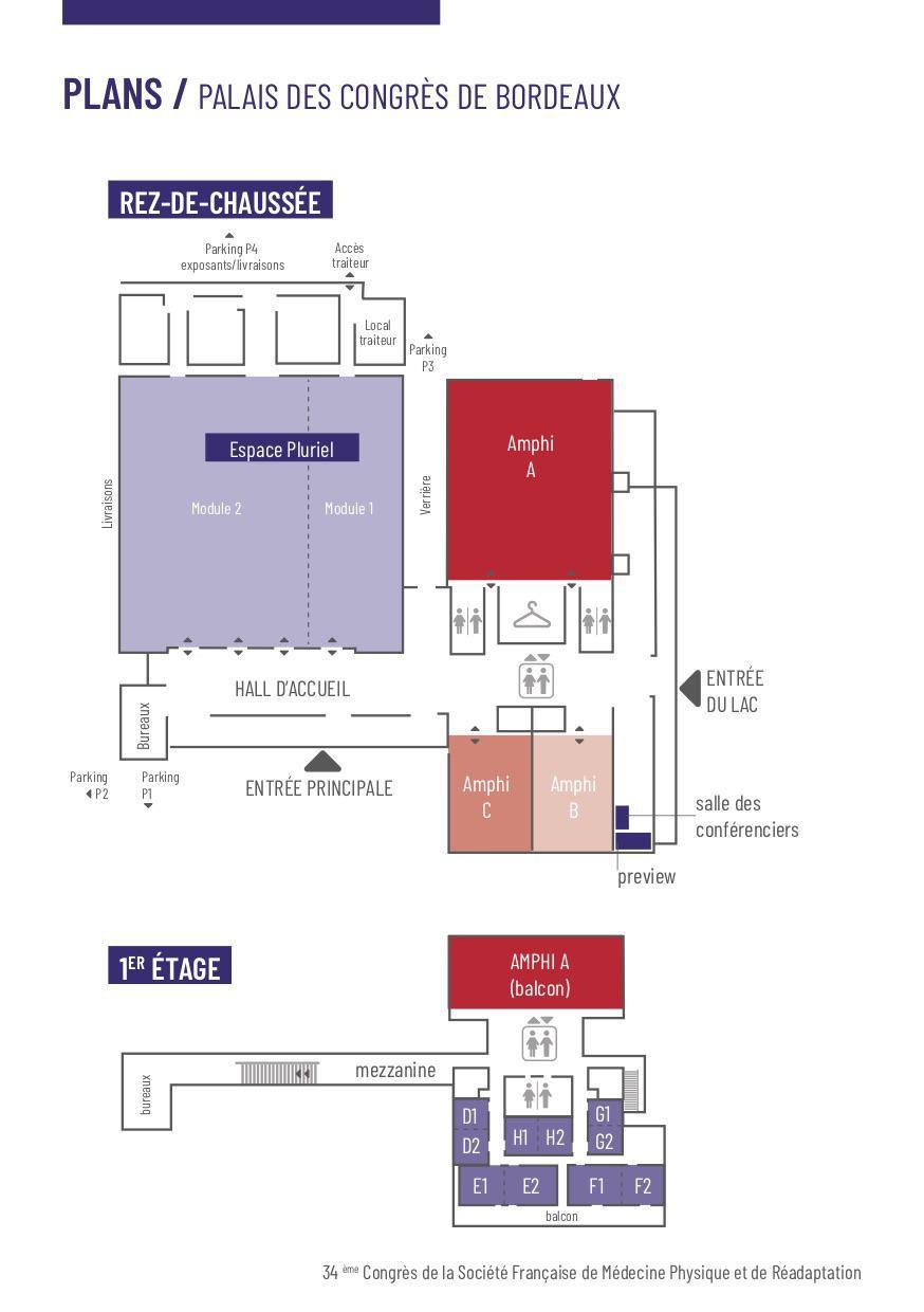Plan palais des congrès Plan palais des congrès
