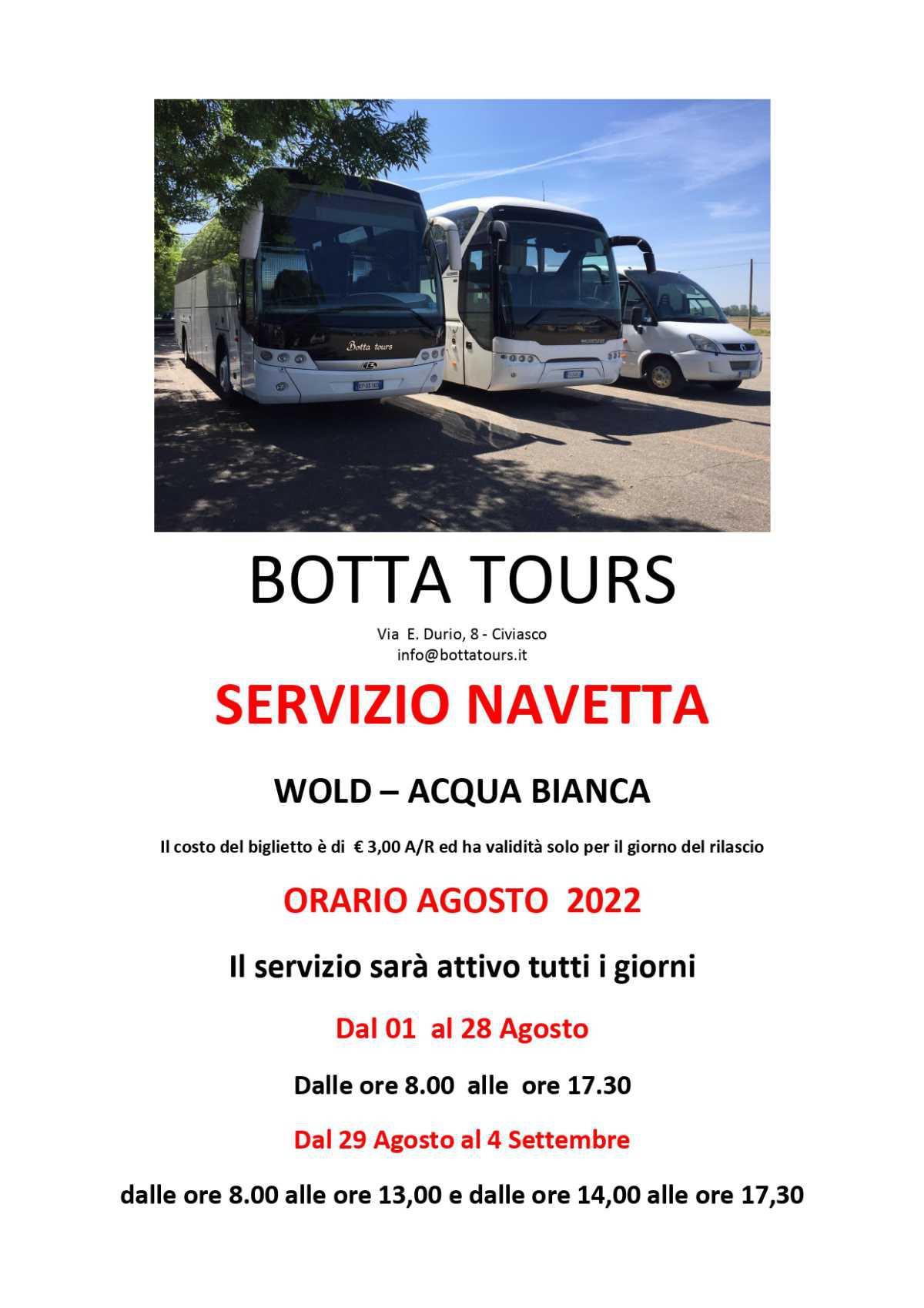 Navetta Wold - Acqua Bianca