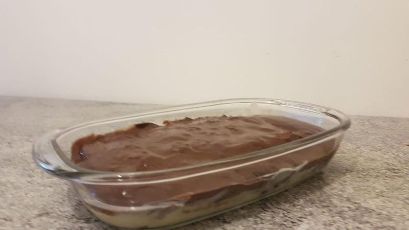 Torta della nonna con budini Torta della nonna con budini