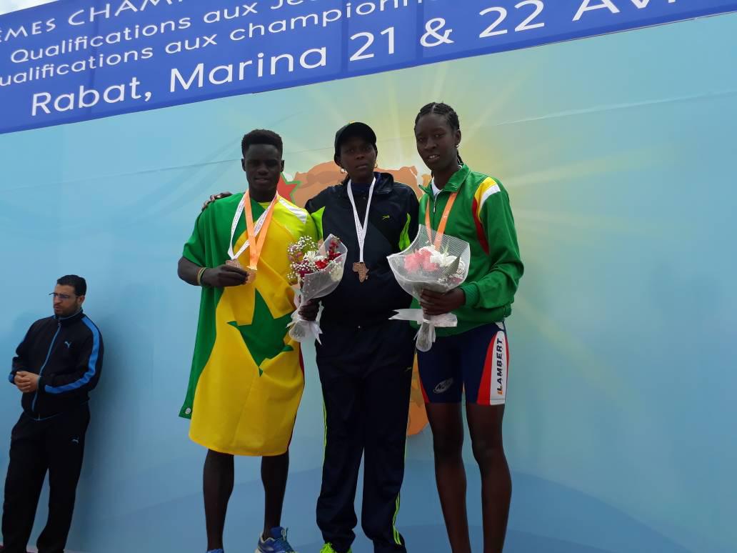 Championnat d'Afrique de Triathlon : Mamadou Diop et Anta Ndiaye sacrés champions