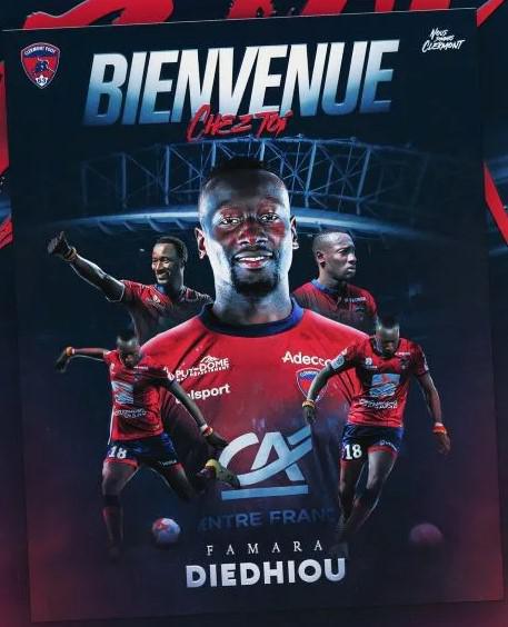 Clermont Foot: Famara Diédhiou s’engage pour 2 ans