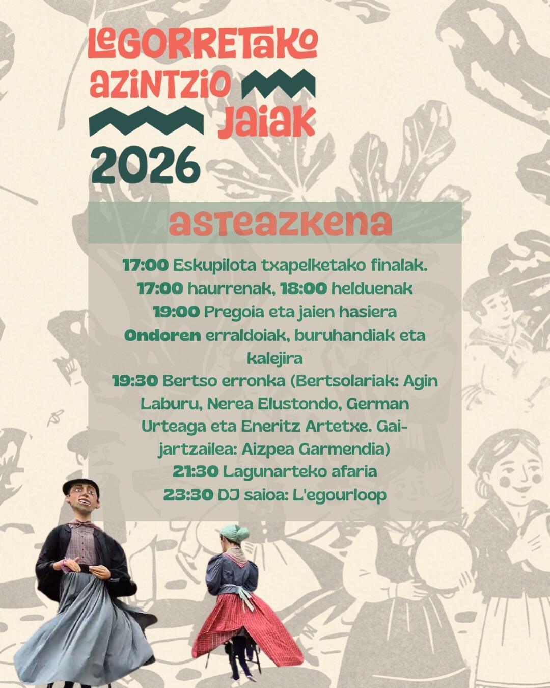 [#AZINTZIOAK2026] ASTEAZKENA 