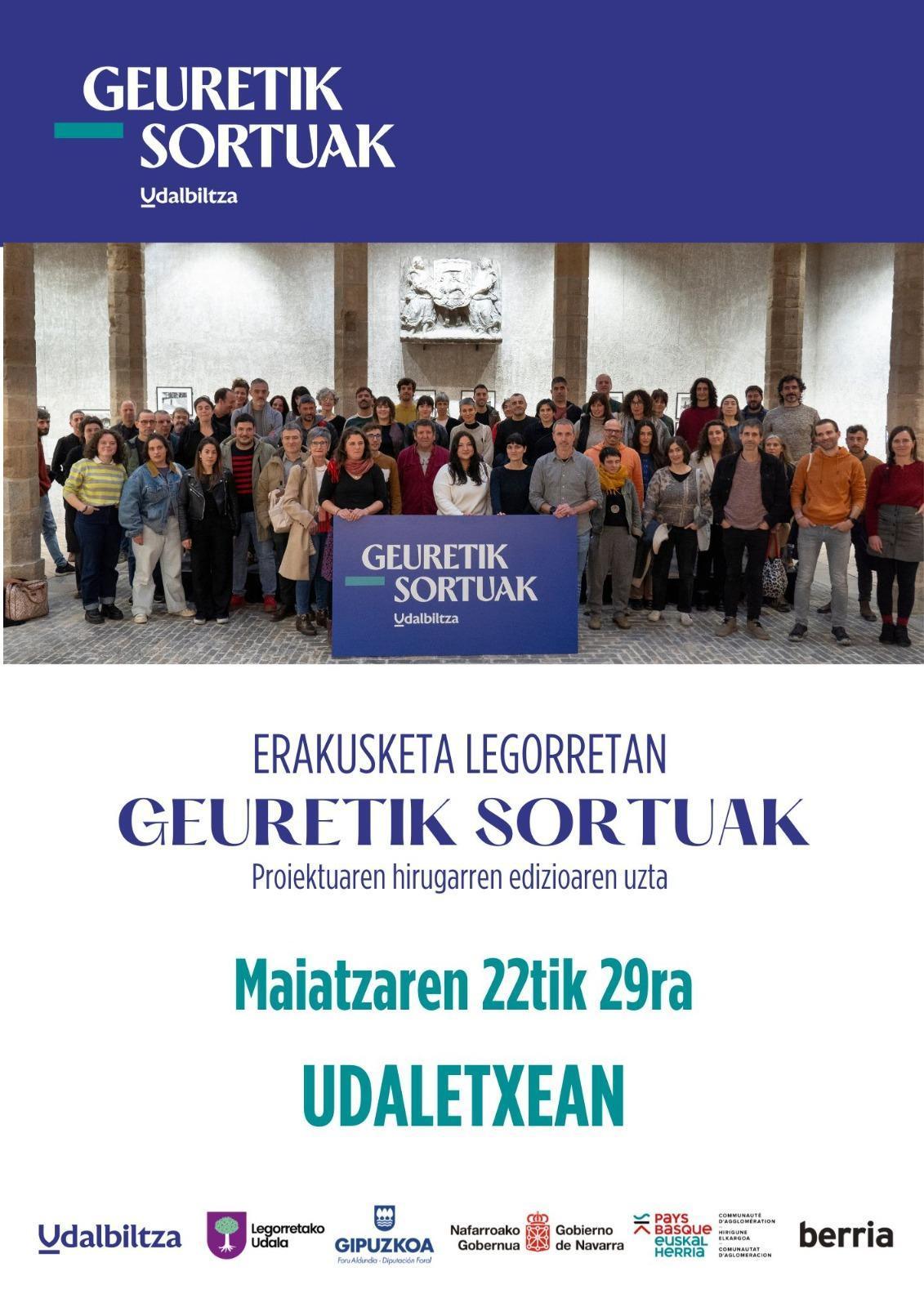 "Geuretik Sortuak" egitasmoko uztaren erakusketa
