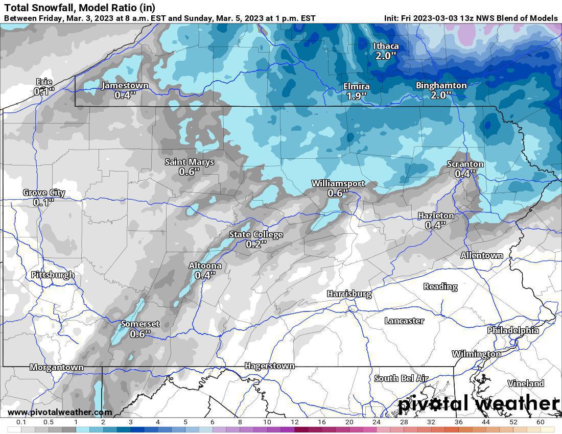 Final Update for This, More Wet Than White, Storm