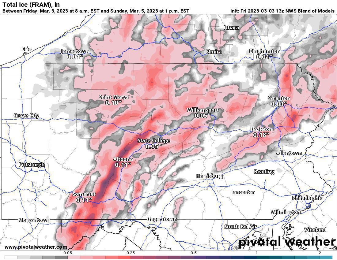 Final Update for This, More Wet Than White, Storm