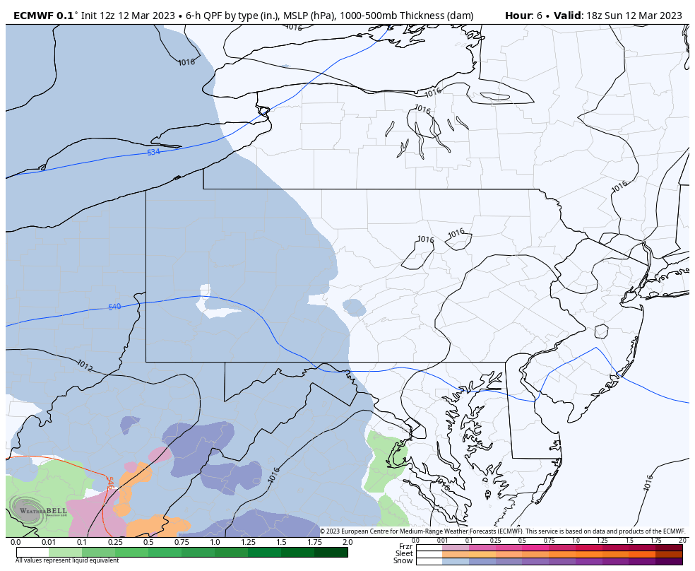 Sunday Update for Monday - Tuesday Winter Storm