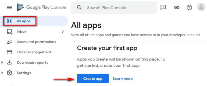 Como desativar a assinatura de aplicativos no Google Play Console?