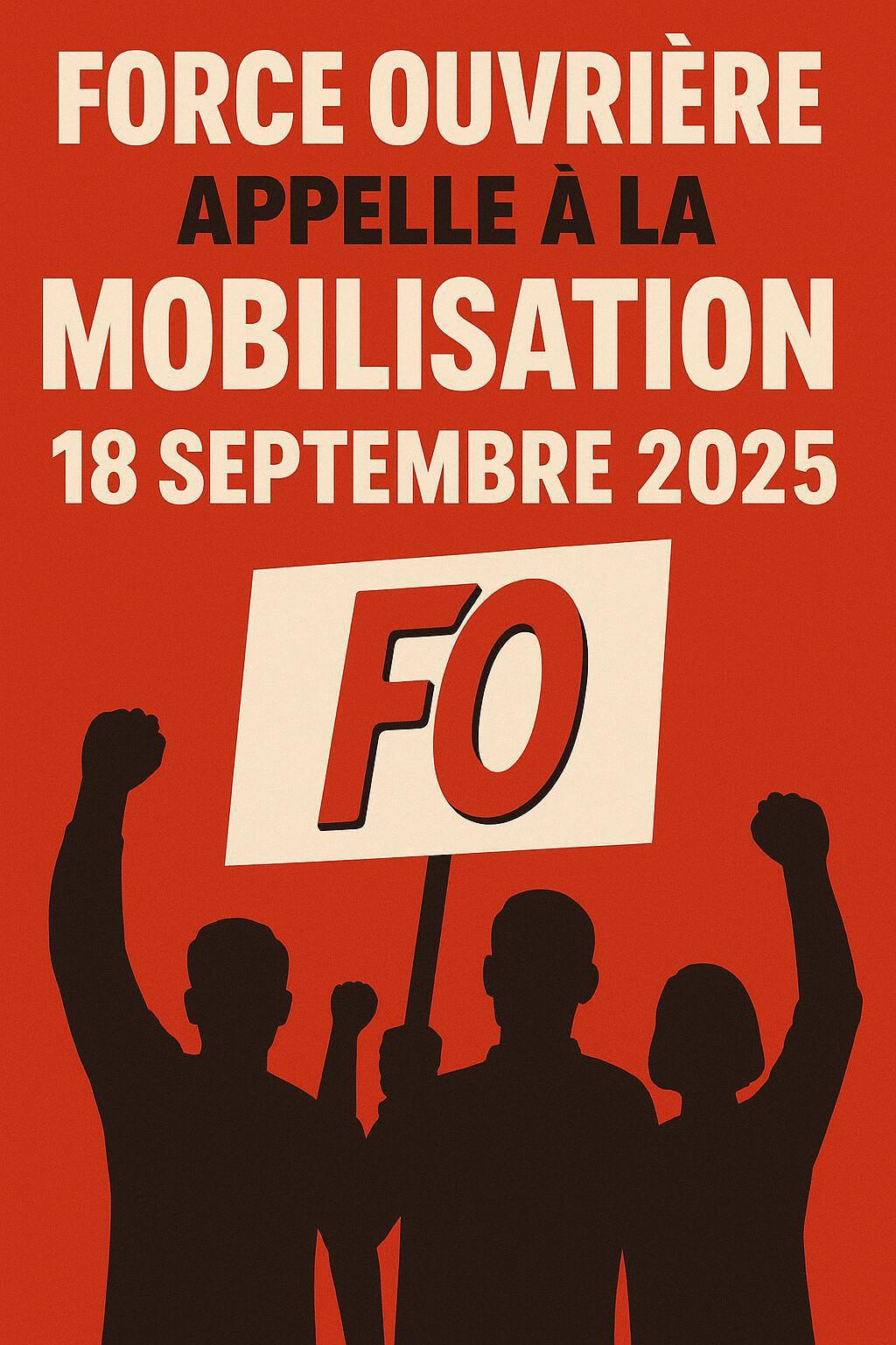 FO-SPSS appelle à la mobilisation du 18 septembre.